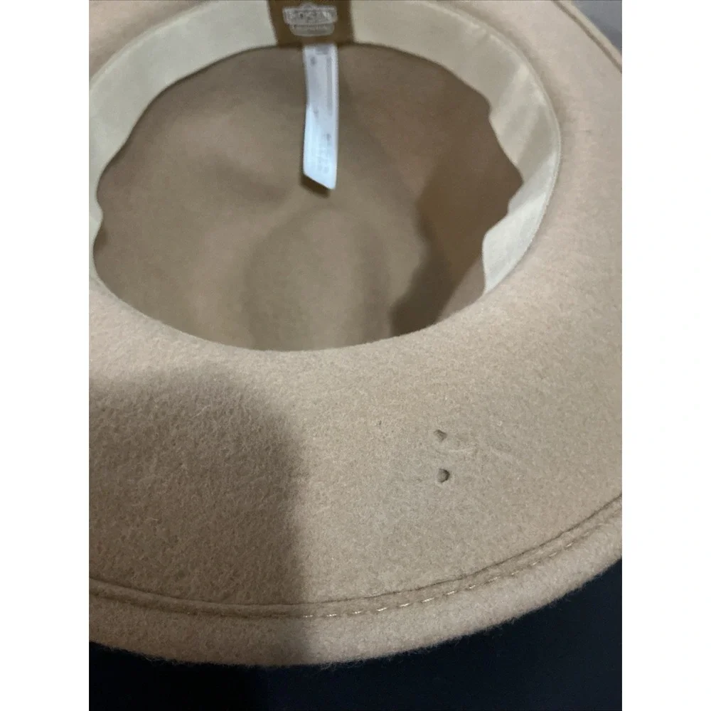 Rosin Headwear Tan Fedora Hat L/XL Boho DAMAGED